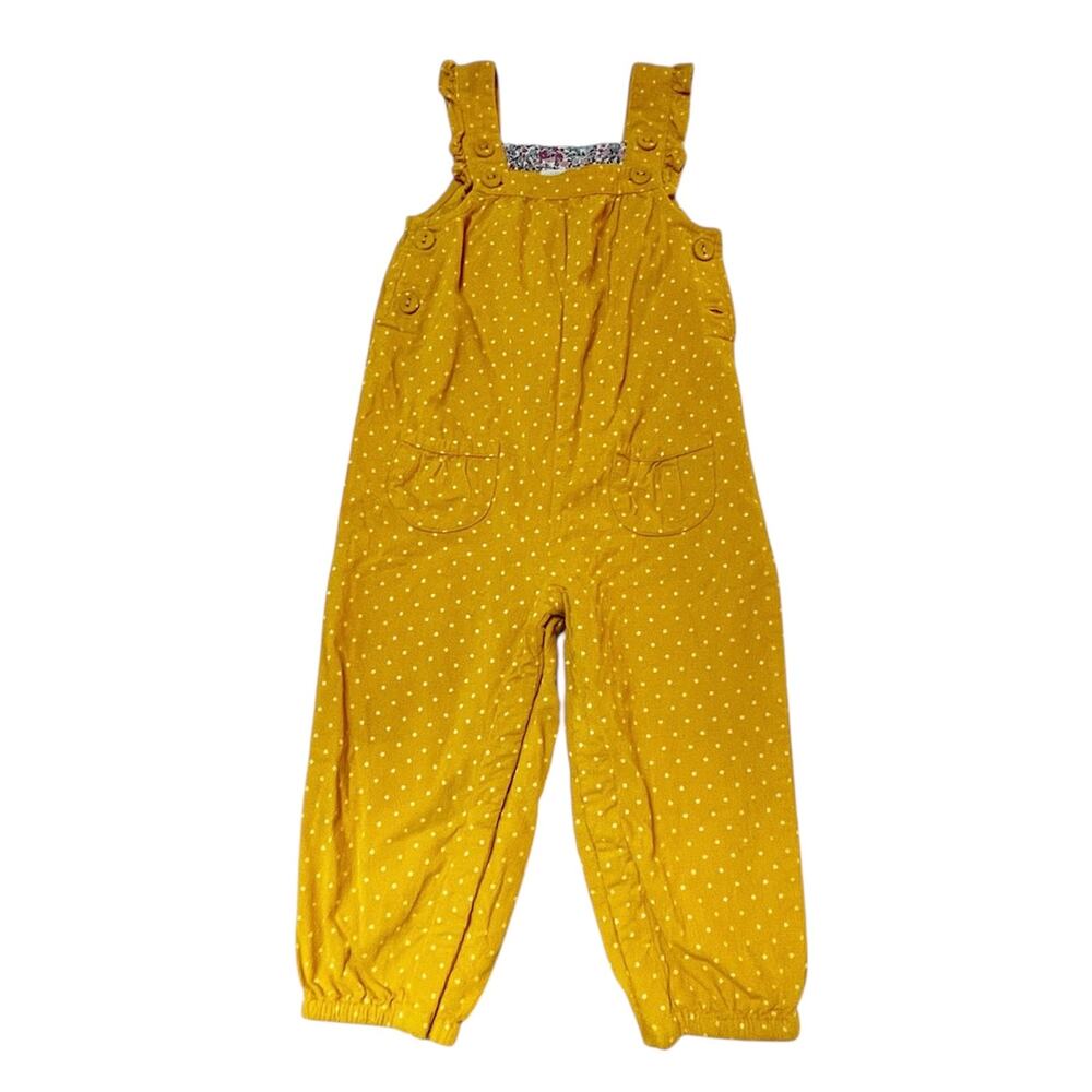 Jojo Maman Bebe Ruffle Polka Dot Overalls Size 18-24m